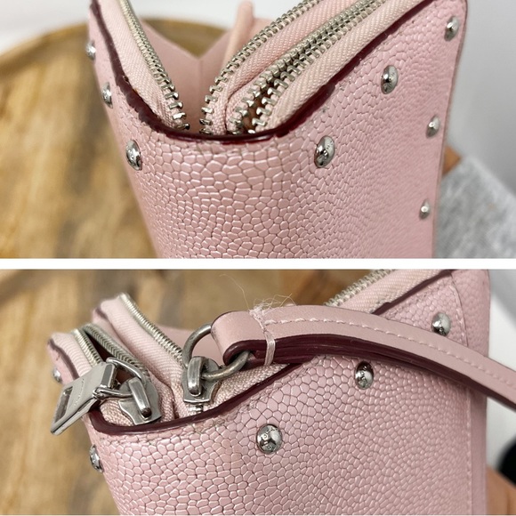 COACH Studded Leather Wallet/Wristlet - Picture 14 of 16